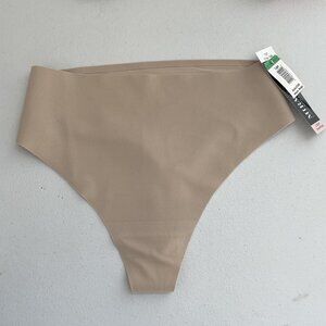 NEW Miraclesuit Shaper Thong Womens Large Beige High Waisted Light Shaping 2538